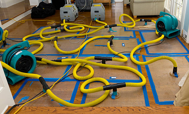 Professional Crawl Space Water Removal technician working in Lorenzo, TX